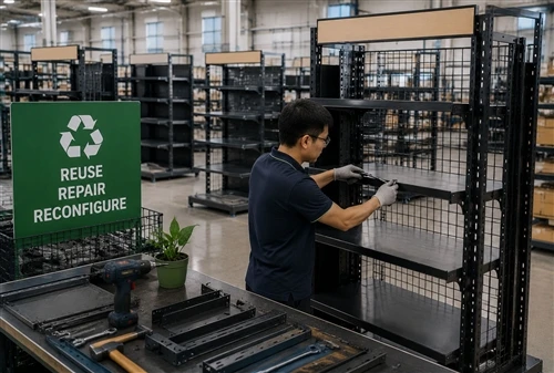 Sürdürülebilir Metal Teşhir Rafları: Perakende Alıcılar Yeniden Kullanım, Ona...